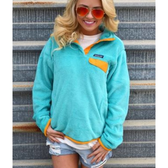 Patagonia XS Pullover Turquoise - Picture 8 of 8